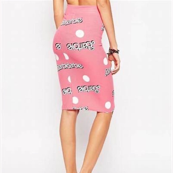 Wildfox Pink Barbie Ribbed Skirt - Picture 3 of 8